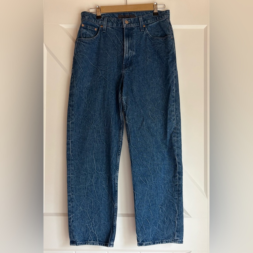 MOTHER Jeans Stack Ankle Wash: Snap Crackle Pop Straight Leg Jeans Size 31
